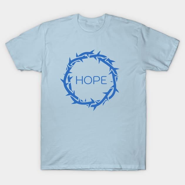 HOPE message inside Jesus Thorn. Christian conversation starter T-Shirt by Faith Hope Love